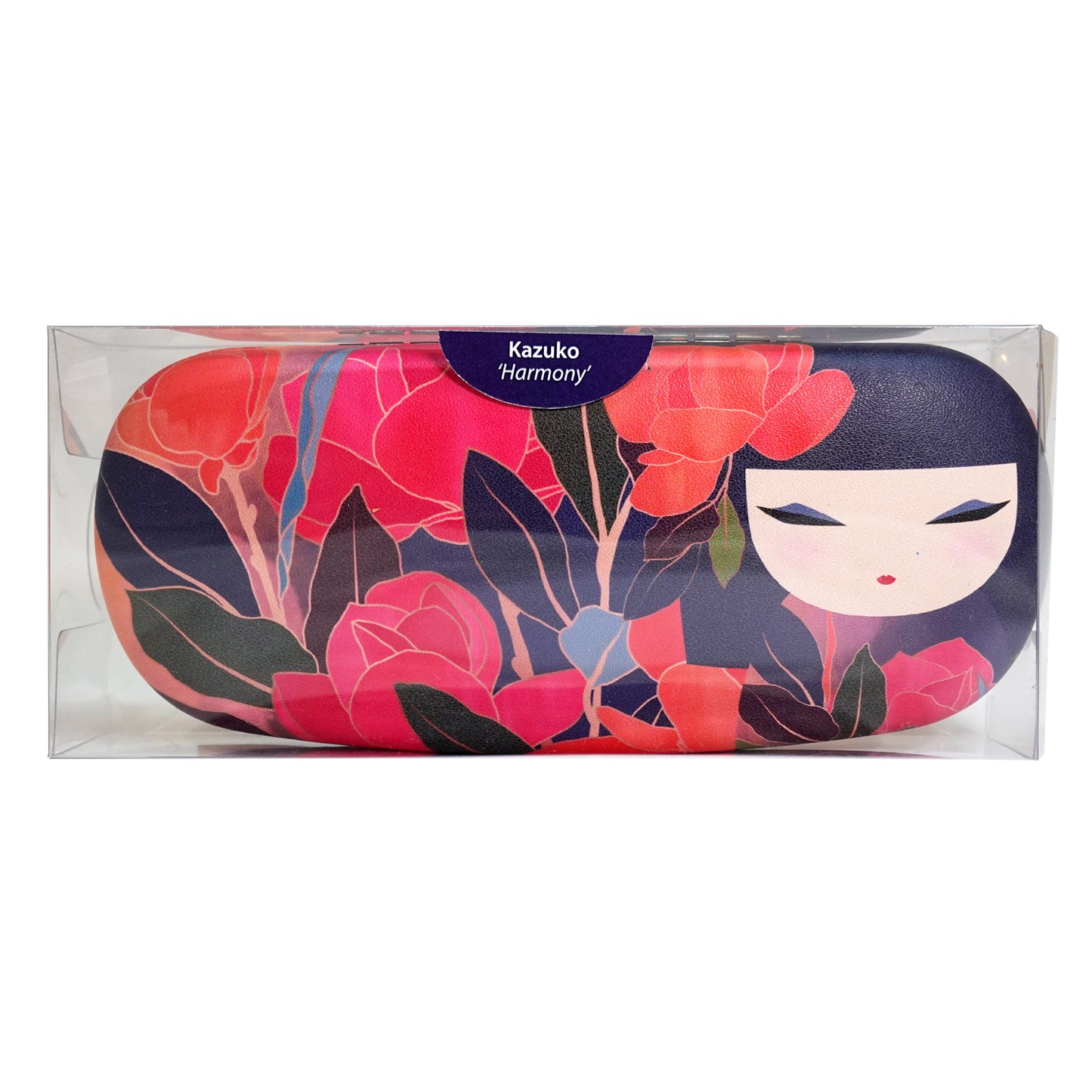 KF1168, Kimmidoll Glasses Case, Kokeshi Pattern (KAZUKO)