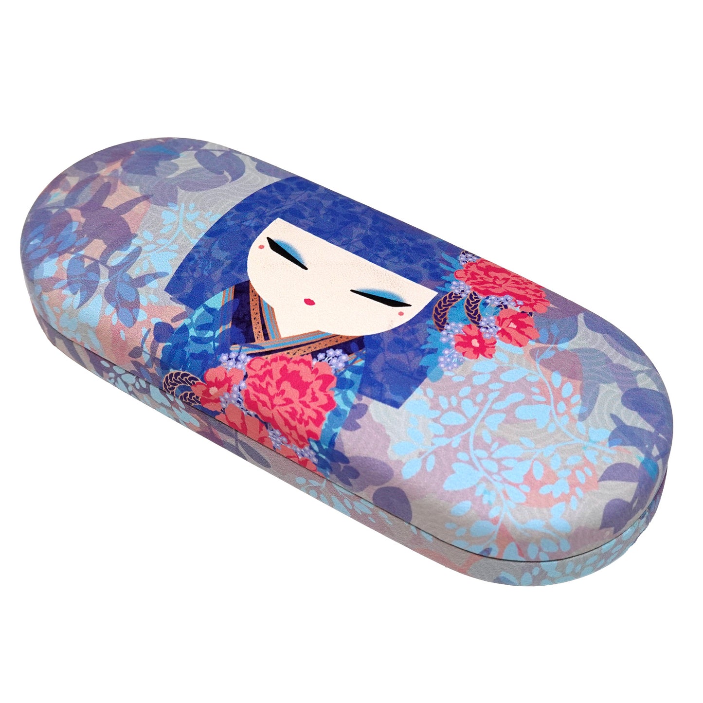 KF1218, Kimmidoll-Brillenetui, Kokeshi-Muster (SAYAKA)