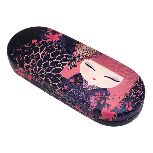 KF1219, Kimmidoll Glasses Case, Kokeshi Pattern (KOKORO)