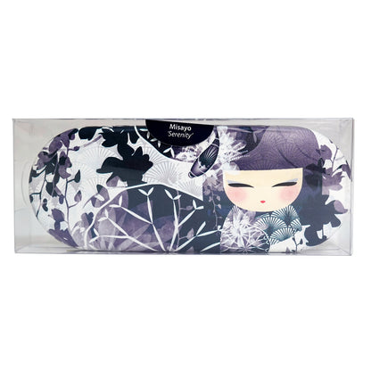 KF1220, Kimmidoll-Brillenetui, Kokeshi-Muster (MISAYO)