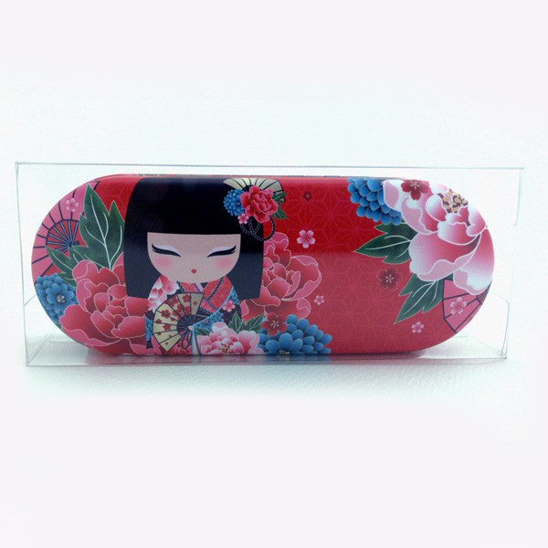 Kimmidoll 日本の女性の名前が付けられたこけしのメガネケース(MIHO), KFJP001