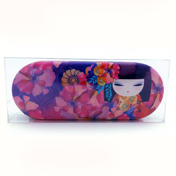 Kimmidoll 日本の女性の名前が付けられたこけしのメガネケース(KYOKA), KFJP003