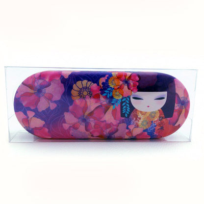 Kimmidoll 日本の女性の名前が付けられたこけしのメガネケース(KYOKA), KFJP003