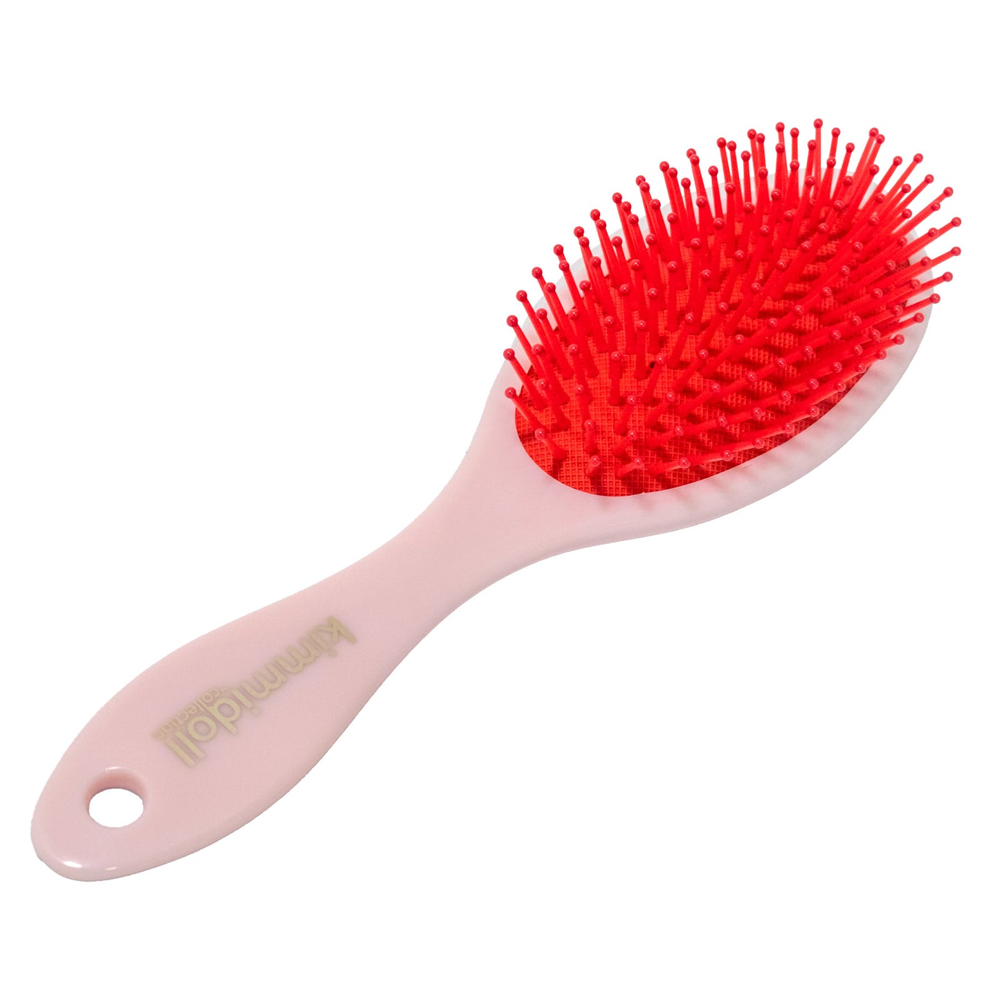 KFJP013, Kimmidoll Hairbrush Comb Soft Plastic Kokeshi Pattern (MICHIKO)