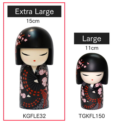 KGFLE32，Kimmidoll 娃娃 (特大號) 雕像 Kokeshi 娃娃 (MICHIKO)