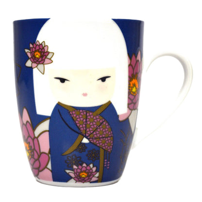 Kimmidoll 日本の女性の名前が付けられたこけしのマグカップ(EIKA), KH0372