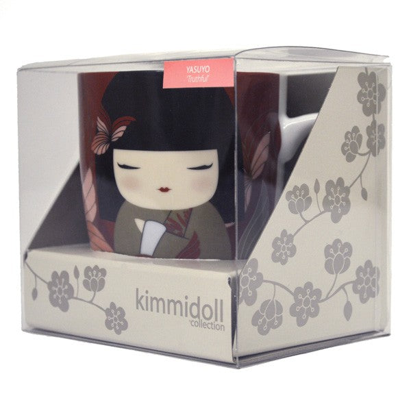 Kimmidoll 日本の女性の名前が付けられたこけしのマグカップ(YASUYO), KH0374