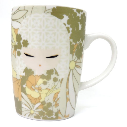 Kimmidoll 日本の女性の名前が付けられたこけしのマグカップ(AKARI), KH1008