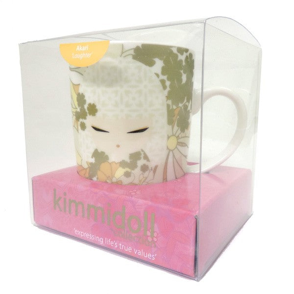 Kimmidoll 日本の女性の名前が付けられたこけしのマグカップ(AKARI), KH1008