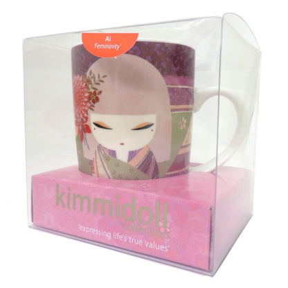 Kimmidoll 日本の女性の名前が付けられたこけしのマグカップ(AI), KH1010