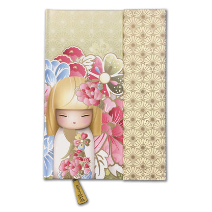 Kimmidoll 日本の女性の名前が付けられたこけしのA5ジャーナルノート, KS0387