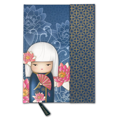 Kimmidoll 日本の女性の名前が付けられたこけしのA5ジャーナルノート, KS0390