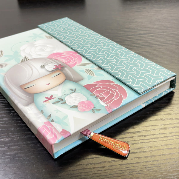Kimmidoll 日本の女性の名前が付けられたこけしのA5ジャーナルノート, KS0391
