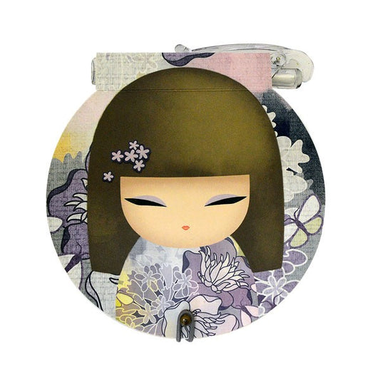 Kimmidoll 日本の女性の名前が付けられたこけしの丸型メモ(SACHIE), KS0918