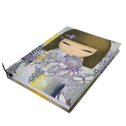 Kimmidoll 日本の女性の名前が付けられたこけしのジャーナルノート(SACHIE), KS0922