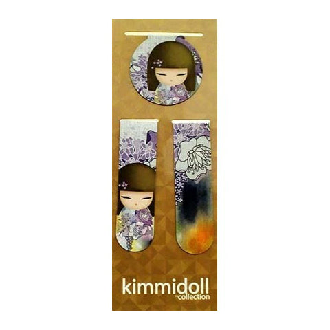 Kimmidoll 日本の女性の名前が付けられたこけしのブックマーク(SACHIE), KS0932