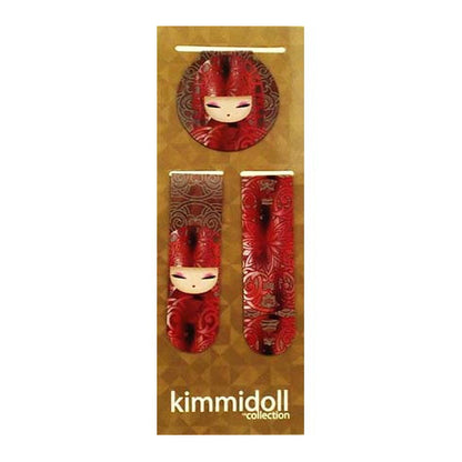 Kimmidoll 日本の女性の名前が付けられたこけしのブックマーク(YOKA), KS0934