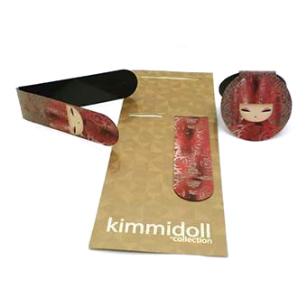 Kimmidoll 日本の女性の名前が付けられたこけしのブックマーク(YOKA), KS0934