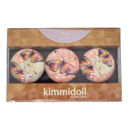Kimmidoll 日本の女性の名前が付けられたこけしのマグネット(ANA), KS0937