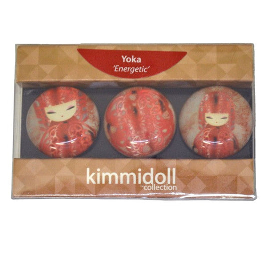 Kimmidoll 日本の女性の名前が付けられたこけしのマグネット(YOKA), KS0938