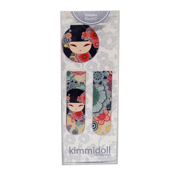 Kimmidoll 日本の女性の名前が付けられたこけしのブックマーク(TAMAKO), KS0961