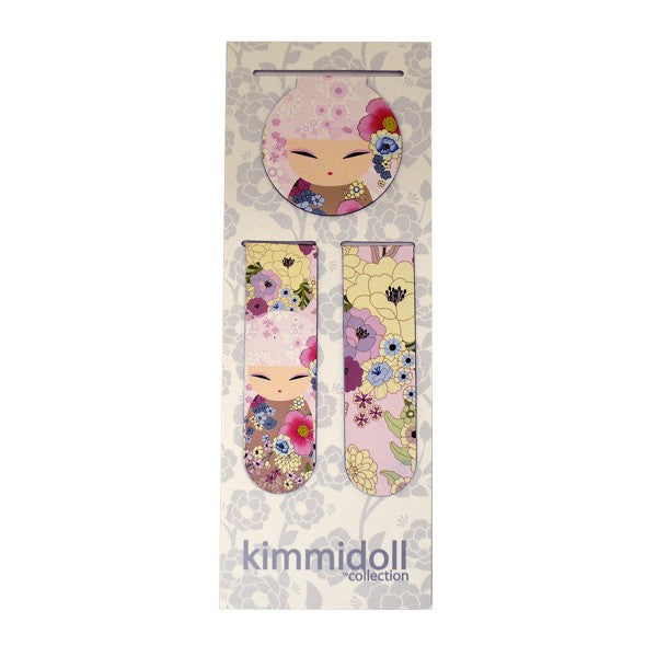 Kimmidoll 日本の女性の名前が付けられたこけしのブックマーク(AINA), KS0962