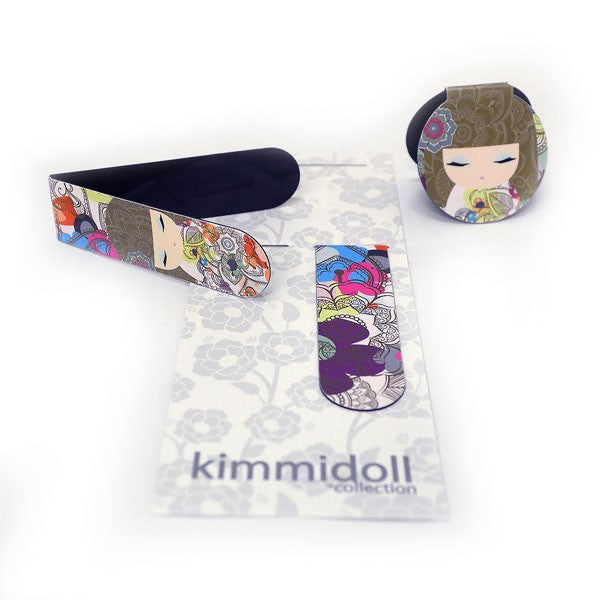 Kimmidoll 日本の女性の名前が付けられたこけしのブックマーク(AKIRA), KS0963