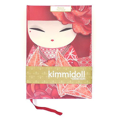 Kimmidoll 日本の女性の名前が付けられたこけしのジャーナルノート(KAZUNA), KS1007