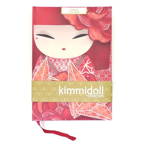 Kimmidoll 日本の女性の名前が付けられたこけしのジャーナルノート(KAZUNA), KS1007