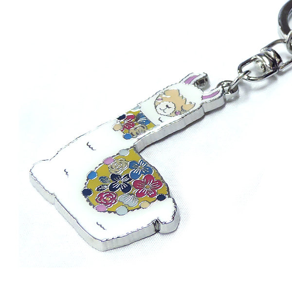 Llama Love ラマモチーフのファンシーなキーホルダー, LGK007