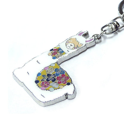 Llama Love ラマモチーフのファンシーなキーホルダー, LGK007