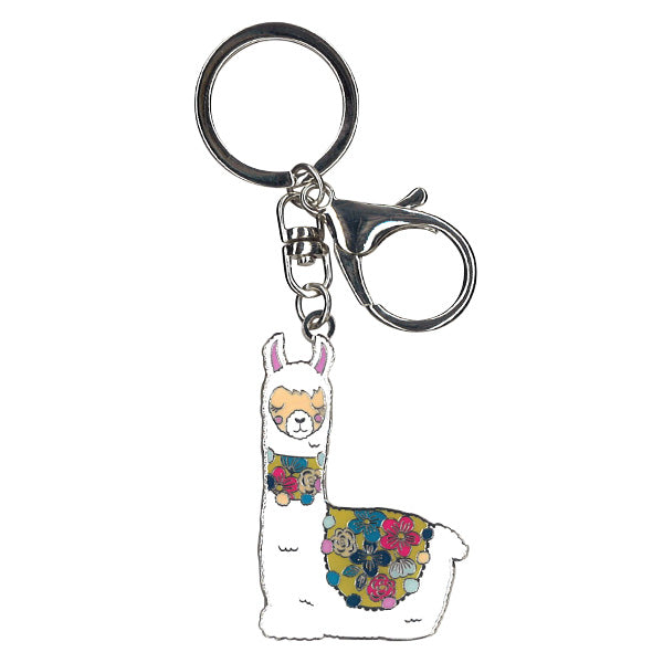 Llama Love ラマモチーフのファンシーなキーホルダー, LGK007