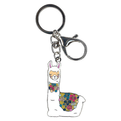 Llama Love ラマモチーフのファンシーなキーホルダー, LGK007
