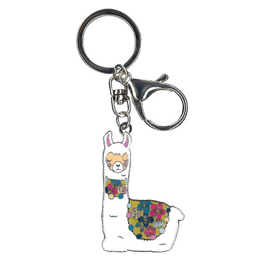 Llama Love ラマモチーフのファンシーなキーホルダー, LGK007