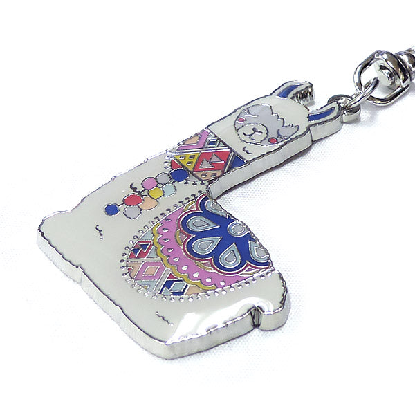 Llama Love ラマモチーフのファンシーなキーホルダー, LGK010