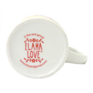 Llama Love ラマモチーフのファンシーなマグカップ, LH007