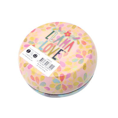 Llama Love ラマモチーフのファンシーなメタル小物入れ, LH010