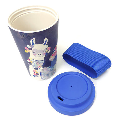 Llama Love ラマモチーフのファンシーなタンブラー, LH025