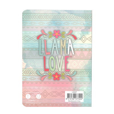 Llama Love ラマモチーフのファンシーなノート, LS007