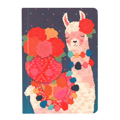 Llama Love ラマモチーフのファンシーなノート, LS008
