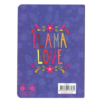 Llama Love ラマモチーフのファンシーなノート, LS010