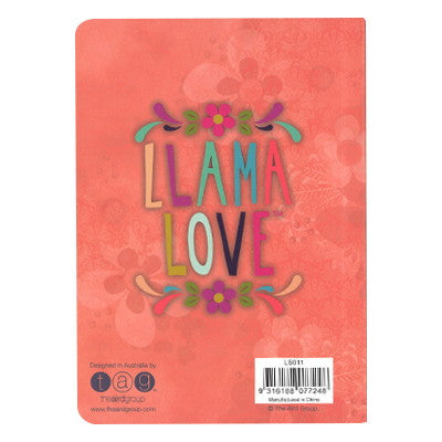 Llama Love ラマモチーフのファンシーなノート, LS011