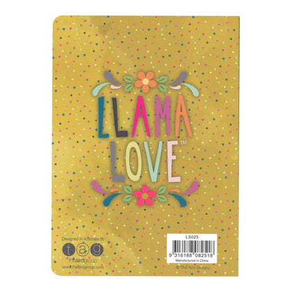 Llama Love ラマモチーフのファンシーなノート, LS025