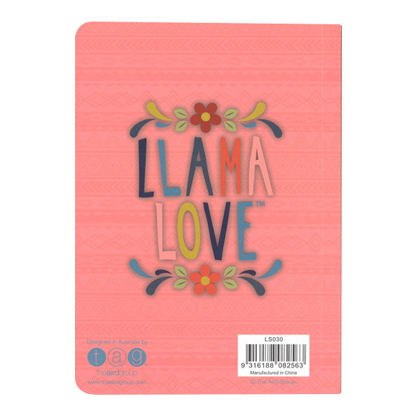 Llama Love ラマモチーフのファンシーなノート, LS030