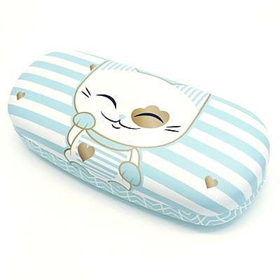 MF052, Manicat Glasses Case, Lucky Cat