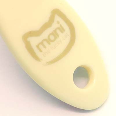 Manicat 招き猫のプラスチックのヘアブラシ, MF058
