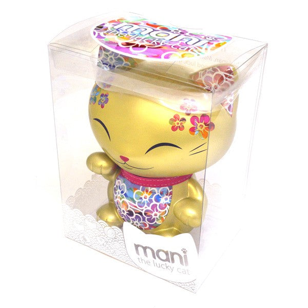 Manicat 貯金箱 置物 フィギュア 人形 招き猫, MLCH001