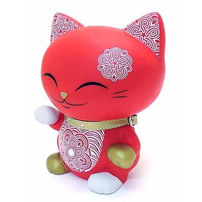 Manicat 貯金箱 置物 フィギュア 人形 招き猫, MLCH007