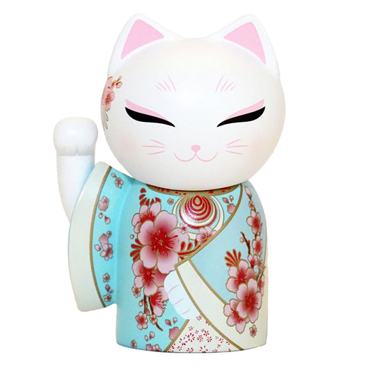 MNFL001, Manekineko doll figurine figure doll maneki-neko kimono (TAMA)