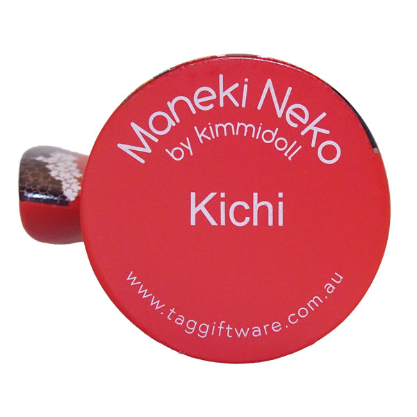 MNK002, Manekineko Keychain Figure Doll Lucky Cat Kimono (KICHI)